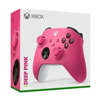 Controle Original Xbox Series X/S Deep Pink Sem fio Bluetooth