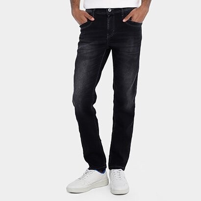 Calça Jeans Slim Sawary Casual Masculina