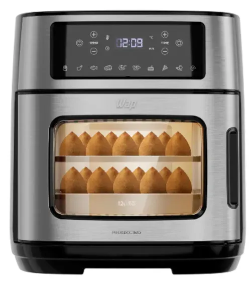 Fritadeira Elétrica Wap Air Fryer Oven Digital 12l