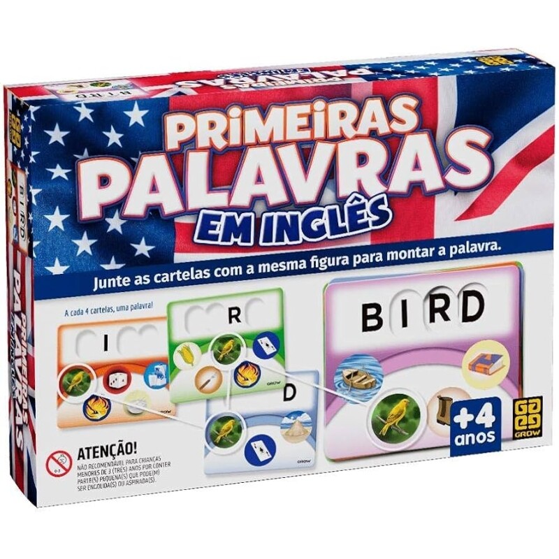 Jogo Primeiras Palavras em Inglês