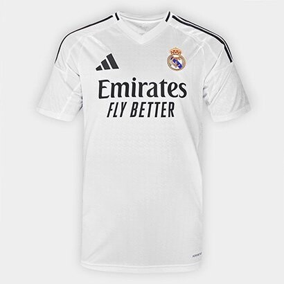 Camisa Real Madrid Home 24/25 s/n° Torcedor Adidas Masculina