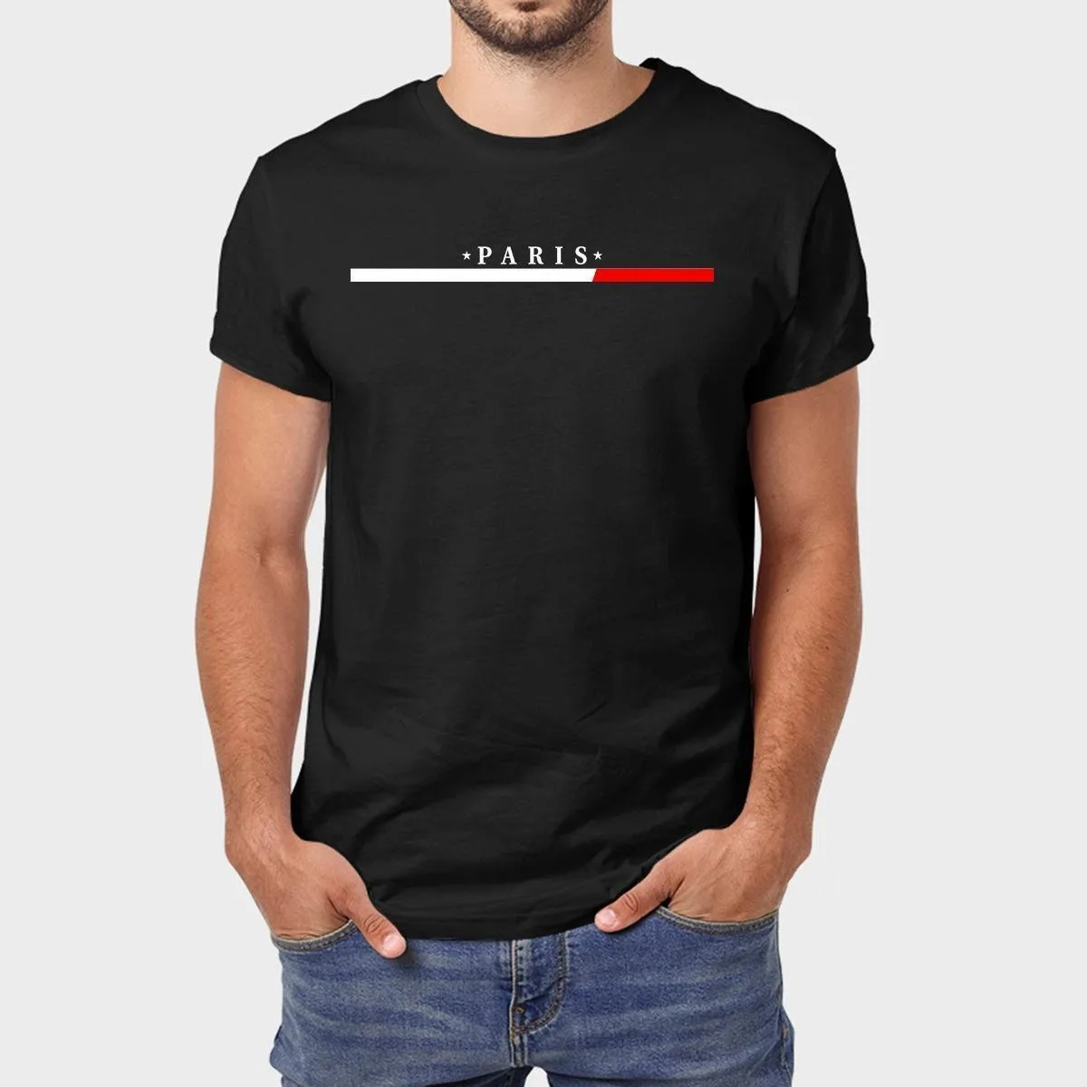 Camiseta Masculina Algodão Paris Premium (tam. P M G e GG)