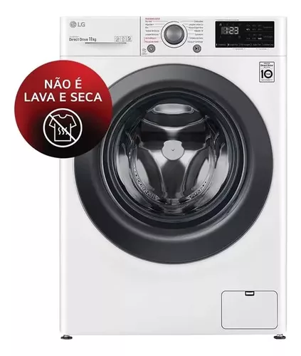 Lavadora Smart LG VC5 com Inteligência Artificial AIDD 11kg - FV3011WG4