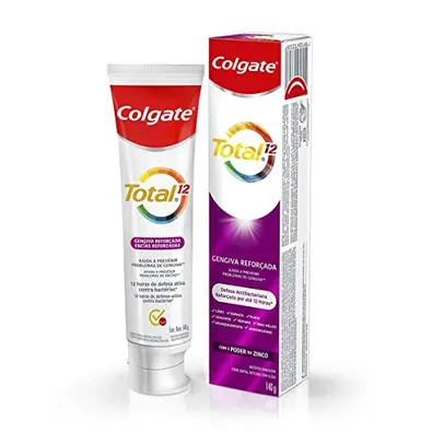 (R$9,02 REC/Mais por Menos) Creme Dental Colgate Total 12 Professional Gengiva reforçada 140g