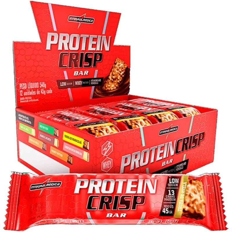 Protein Crisp Bar 12 barras - IntegralMédica