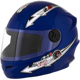 Capacete Moto Pro Tork Liberty Four Kids Azul 54