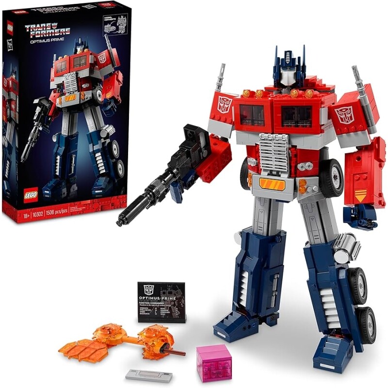 Brinquedo LEGO Transformers Optimus Prime 10302 1508 Peças