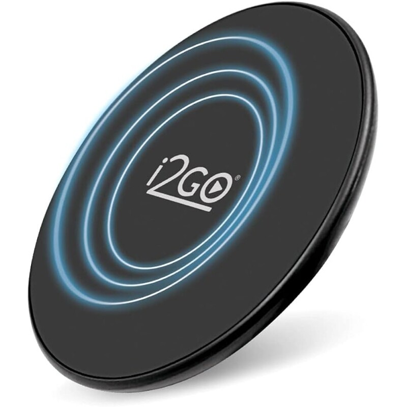 Carregador Sem Fio Fast Charge I2GO 10W Chumbo - I2GO PRO Preto