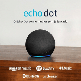 Smart Speaker Amazon Echo Dot Geração 5 com Alexa