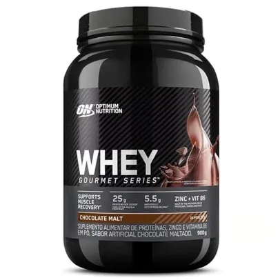 [Novos assinantes] Optimum Nutrition, Gourmet, 100% Whey Protein 900g - Chocolate