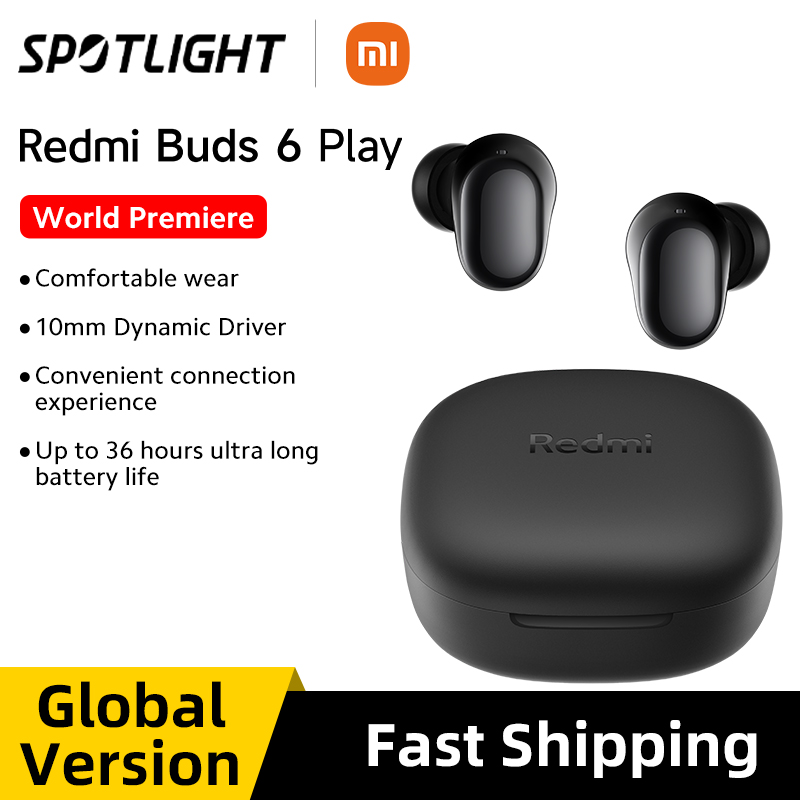 Fone de Ouvido Xiaomi Redmi Buds 6 Play Bluetooth 5.4