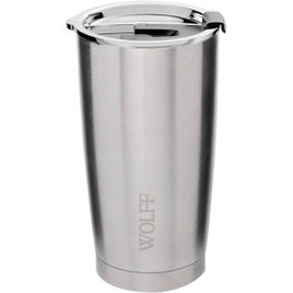 Copo Térmico Wolff Aço Inox Parede Dupla com Tampa 600ml