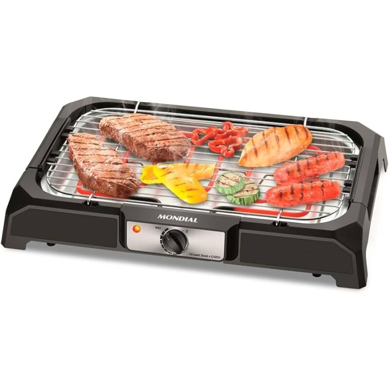 Churrasqueira Elétrica Mondial Grand Steak & Grill CH-05 com Controle de Temperatura