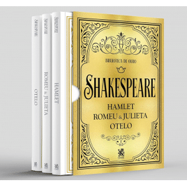 Biblioteca de Ouro - Shakespeare - Box com 3 Livros