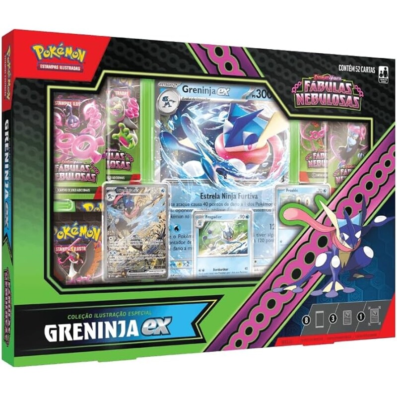 Box Pokémon TCG Greninja Ex - Copag