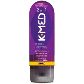 Lubrificante Íntimo e Gel de Massagem K-Med - 200ml