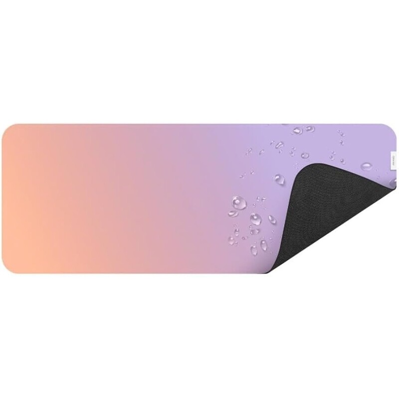 Geonav Mouse Pad Desk Tecido sintético impermeável e antiderrapante Toque macio 80x30cm OFDP01PK Rosa