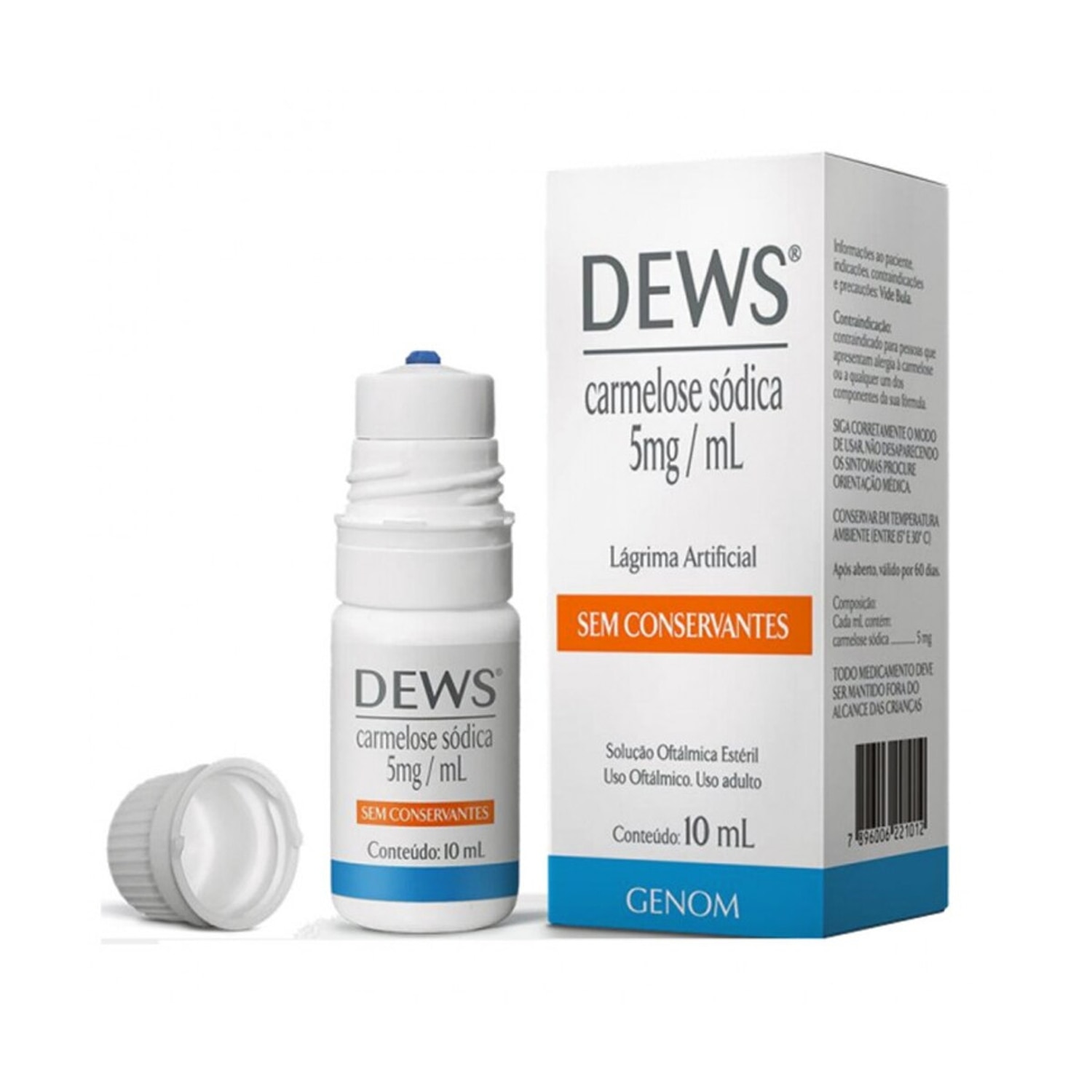 Dews 5mg/ml Solucao Oftalmica 10ml