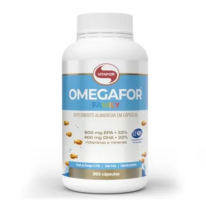 Vitafor - Omegafor Family - 360 Cápsulas