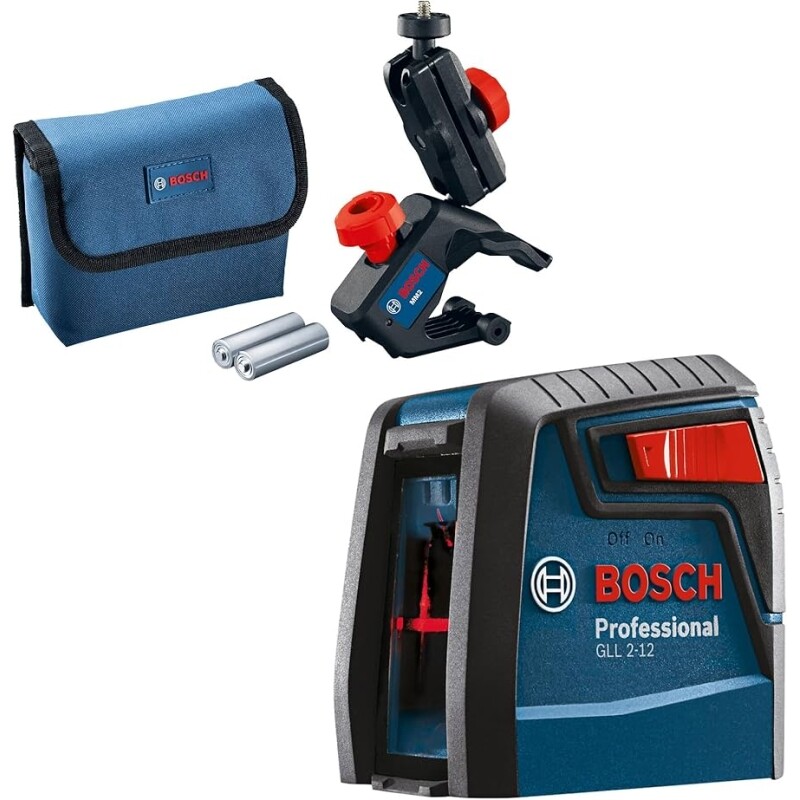 Nível Laser Gll 2-12 Alcance 12m com Suporte e Bolsa de Proteção - Bosch