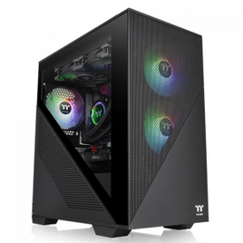 Gabinete Gamer Thermaltake Divider 170 TG ARGB Snow Mid Tower Vidro Temperado M-ATX Sem Fonte Com 2 Fans CA-1S4-00S6WN-00