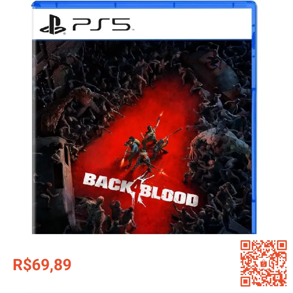 Black 4 blood ps5 mídia física