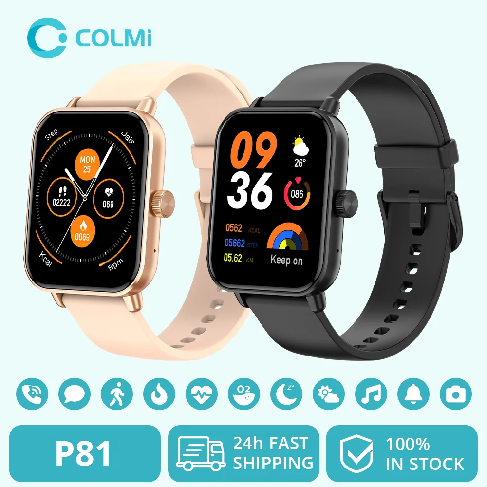 Smartwatch COLMI P81 Ultra Tela 1,9''