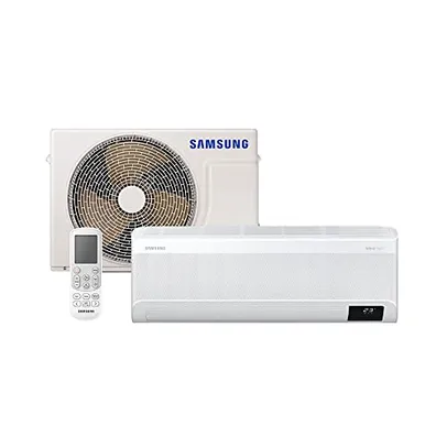 Ar-Condicionado Split Inverter 18000 BTUs Samsung WindFree Connect High Wall Quente e Frio AR18BSEAAWKNAZ 220V