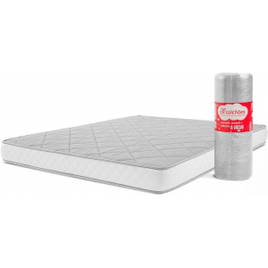 Colchão Casal Espuma D33 A Vácuo Ortopédica 138x188x17cm - BF Colchões