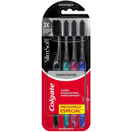 Colgate Escova De Dente Slim Soft 4 Unidades