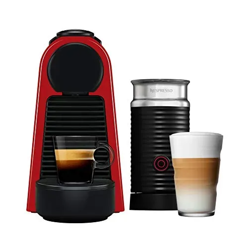 [Ganhe R$ 450 em capsulas] Nespresso Combo Essenza Mini Vermelha + Aeroccino 3, Cafeteira - 220v