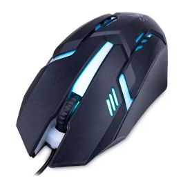 Mouse Maxprint Geek Max C/Led RGB 1000DPI USB - Preto