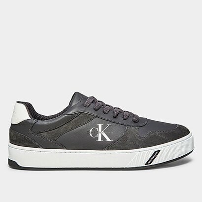 Tenis Couro Calvin Klein Palito Re Issue Masculino