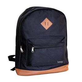 Mochila Para Notebook Multi Keep Everyday BO435 15,6 - Preto/Marrom