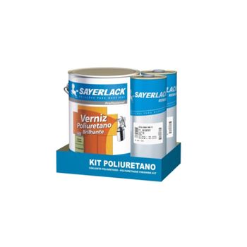 Kit Verniz + Catalisador + Diluente PU Imbuia 1777 3,6l + 2x 900ml Sayerlack