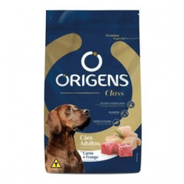 Ração Origens Class Cães Adultos Carne e Frango - 15kg