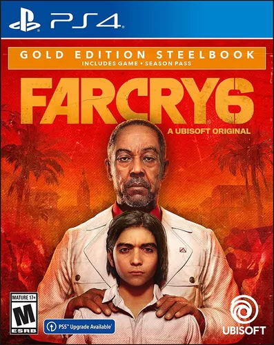 Jogo Far Cry 6 Gold Edition Steelbook Ps4 Midia Fisica