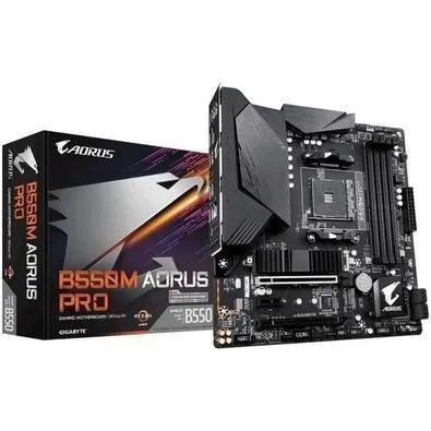 Placa-Mãe Gigabyte B550M Aorus Elite, AMD AM4, Micro ATX, DDR4