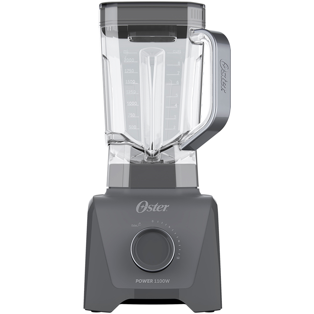 Liquidificador Oster 1100 Full 3,2L 12 Velocidades 1100W - Cinza - 110 Volts