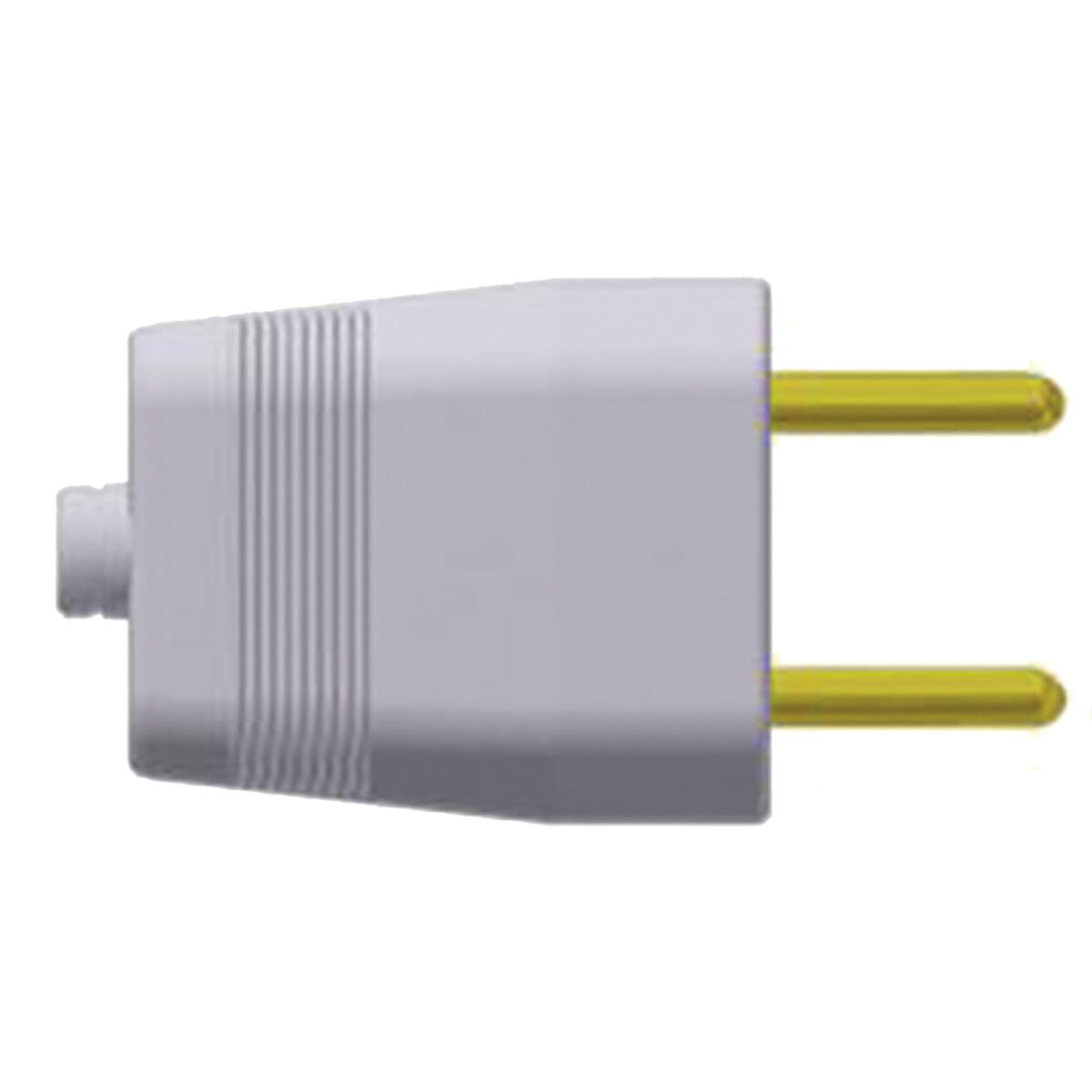 Plugue Macho 2P Ilumi 10A Cz