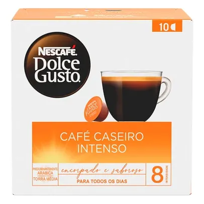 (REC)Dolce Gusto Nescafé Cafe Caseiro Intenso 10 Capsulas 90G