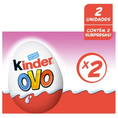 [Cashback de 100%] Kinder Ovo Roxo 2 UNIDADES - 40g