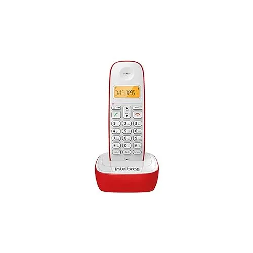 Telefone Sem Fio TS 7510 Vermelho Intelbras