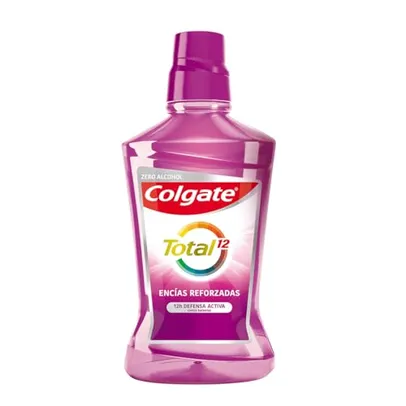 (REC) Colgate Enxaguante Bucal Total 12 Gengiva Reforçada 500Ml Branco