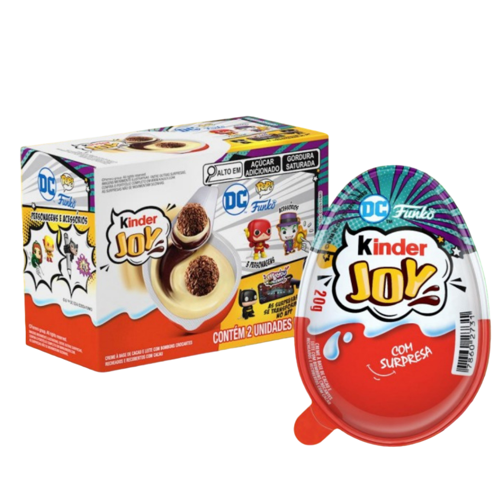 (100% de Cashback) Chocolate Kinder Ovo Joy 2 Unidades De 20g