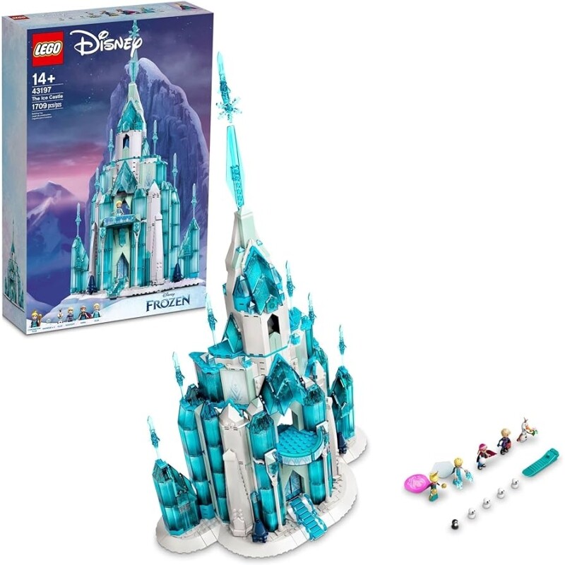 Brinquedo Lego Disney: O Castelo de Gelo 1.709 Peças - 43197