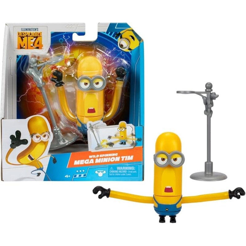 Boneco Meu Malvado Favorito 4 - Mega Minion Tim