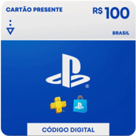 Seleção de Gift Cards Playstation Store