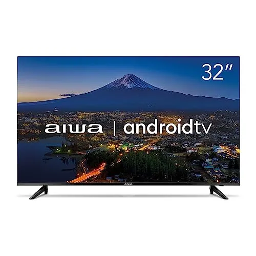 Smart TV Aiwa 32”, Android, HD, Borda Ultrafina, HDR10, Dolby Áudio