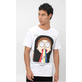 Camiseta masculina Morty Smith branca | Cartoon Network